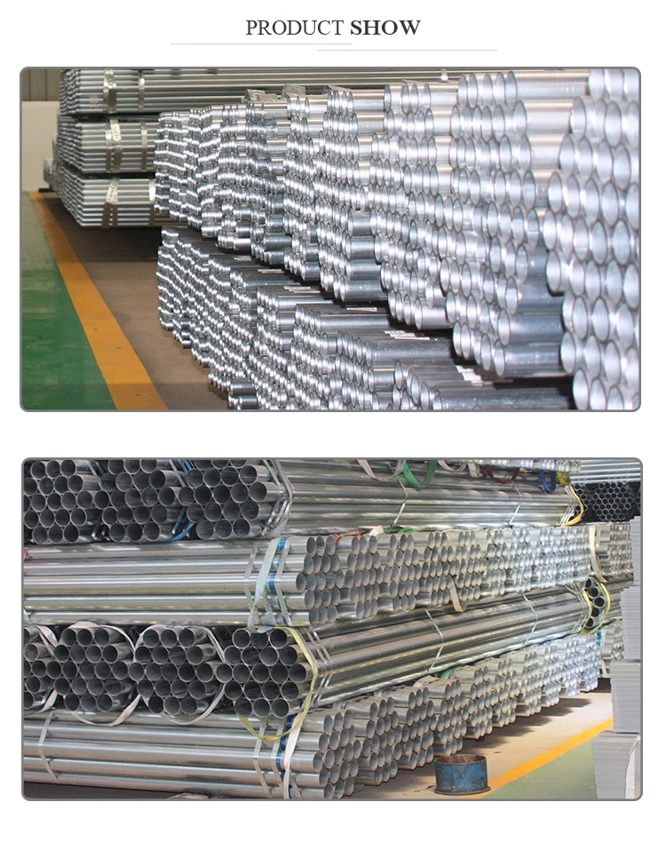 ASTM BS Pre Galvanized Pipe price Hot Dip Galvanized Steel Pipe