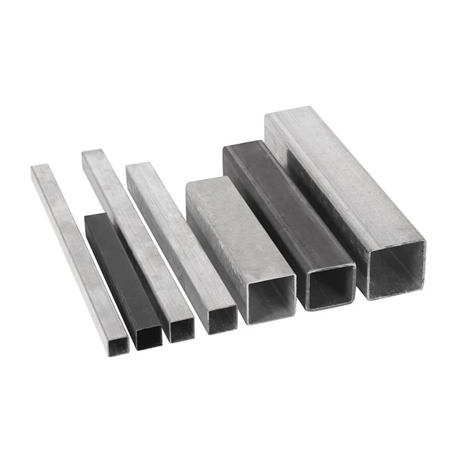 Adran Sgwâr Hollow Du ERW Pipe Dur Gi Galfanedig Steel Tube